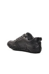 Black Genuine Leather Mens Casual Shoes 325-SM