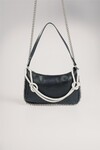 Black Womens Handbag and Shoulder Bag 17810