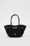 Black Womens Handbag and Shoulder Bag 930258