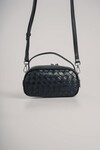 Black Womens Hand and Shoulder Bag 17830