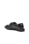 NARROW MOLD Black Wrinkled Womens Casual Shoes PC-54271 Z