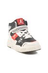 Black Red Velcro Ankle Boy Sneaker King Long P