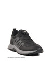 Black Memory Foam Laced Mens Sneakers 250436 M