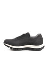 Black Nubuck Genuine Leather Casual Shoes 2519 M