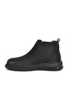 Black Nubuck Genuine Leather Mens Chelsea Boots 260042 M