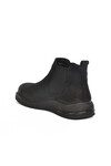 Black Nubuck Genuine Leather Mens Chelsea Boots 260042 M