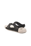 Siyah Cırtlı Hafif Kız Çocuk Sandalet BN-1419 F