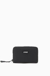 Black Textile Womens Wallet 920003