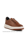 WIDE MOLD Tan Rubber Laced Mens Casual Shoes 404 M