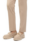 Beige Skin Thick Sole Womens Casual Shoes 547825 Z