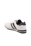 White Navy Blue Large Size Skin Mens Sneakers Omega Int M