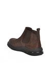 Brown Nubuck Genuine Leather Mens Chelsea Boots 260042 M