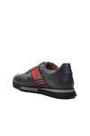 Navy Blue Red Genuine Leather Mens Casual Shoes Premium 130 M