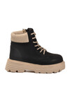Black Beige Polar Non-Slip Sole Womens Boots Serpa 5200 Z