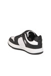 Black and White Velcro Boys Sneakers Haykat Short F