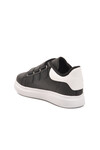 Black and White Velcro Lightweight Boys Sneakers 2480-26K F