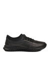 Black Lace-Up Anatomical Gel Sole Leather Mens Casual Shoes 316 M