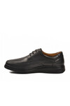 Black Genuine Leather Mens Casual Shoes DSN 2038 M