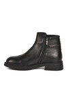 Black Genuine Leather Womens Boots 2551022K Z