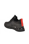 Siyah Kırmızı Bağcıklı Hafif Esnek Erkek Spor Ayakkabı Than 836 M