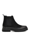 Black Nubuck Mens Chelsea Boots 1361654 M