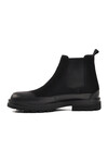 Black Nubuck Mens Chelsea Boots 1361654 M