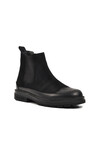 Black Nubuck Mens Chelsea Boots 1361654 M