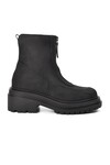 Black Nubuck Womens Boots 66207 Z