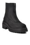Black Nubuck Womens Boots 66207 Z