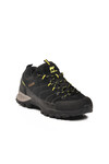 Black Yellow Genuine Leather Waterproof Mens Outdoor Shoes Solo M