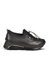 Black Lock Lace-Up Womens Casual Shoes 1706 Z