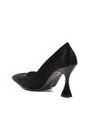 Black Thin Long Womens High Heel Evening Shoes 665127 Z
