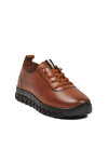 Tan Genuine Leather Anatomic Womens Casual Shoes 9050-26K Z
