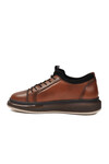 Tan Genuine Leather Mens Casual Shoes 6410 M