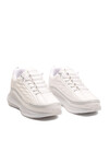 Beyaz Memory Foam Lastik Bağcıklı Erkek Sneaker 2250-1 M