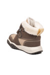 Kahve Cırtlı Kaymaz Taban Unisex Çocuk Bot Shade B