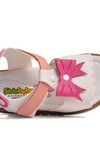 Beyaz-Pembe Comfort Kız Çocuk Düz Sandalet 210113 B