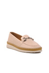 Bej Kadın Loafer Ayakkabı 651497