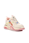 Pembe Suni Deri Kadın Sneaker 24Y425 G