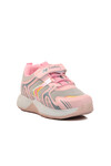 Buz-Pembe Cırtlı Unisex Çocuk Sneaker A-11-F