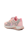 Buz-Pembe Cırtlı Unisex Çocuk Sneaker A-11-F