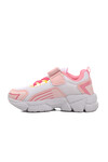 Beyaz-Pembe Cırtlı Unisex Çocuk Sneaker A-36-P 