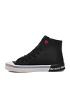 Siyah-Beyaz  Unisex Hi Sneaker PO-30044 G