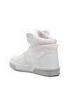 Beyaz Suni Deri Unisex Hi Sneaker BN-31085 G